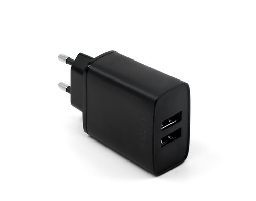 FIXED Smart Rapid Charge 15W with 2xUSB Output Black - Wall Charger - Main image