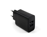 Töltő adapter FIXED Smart Rapid Charge 2 x USB - 15W, fekete - Nabíječka do sítě
