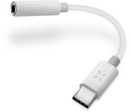 FIXED LINK pro připojení sluchátek z USB-C na 3,5mm jack s DAC chipem bílá - Redukce