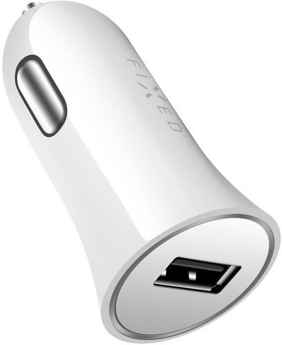 FIXED with USB output 2.4A white - Car Charger - Main image