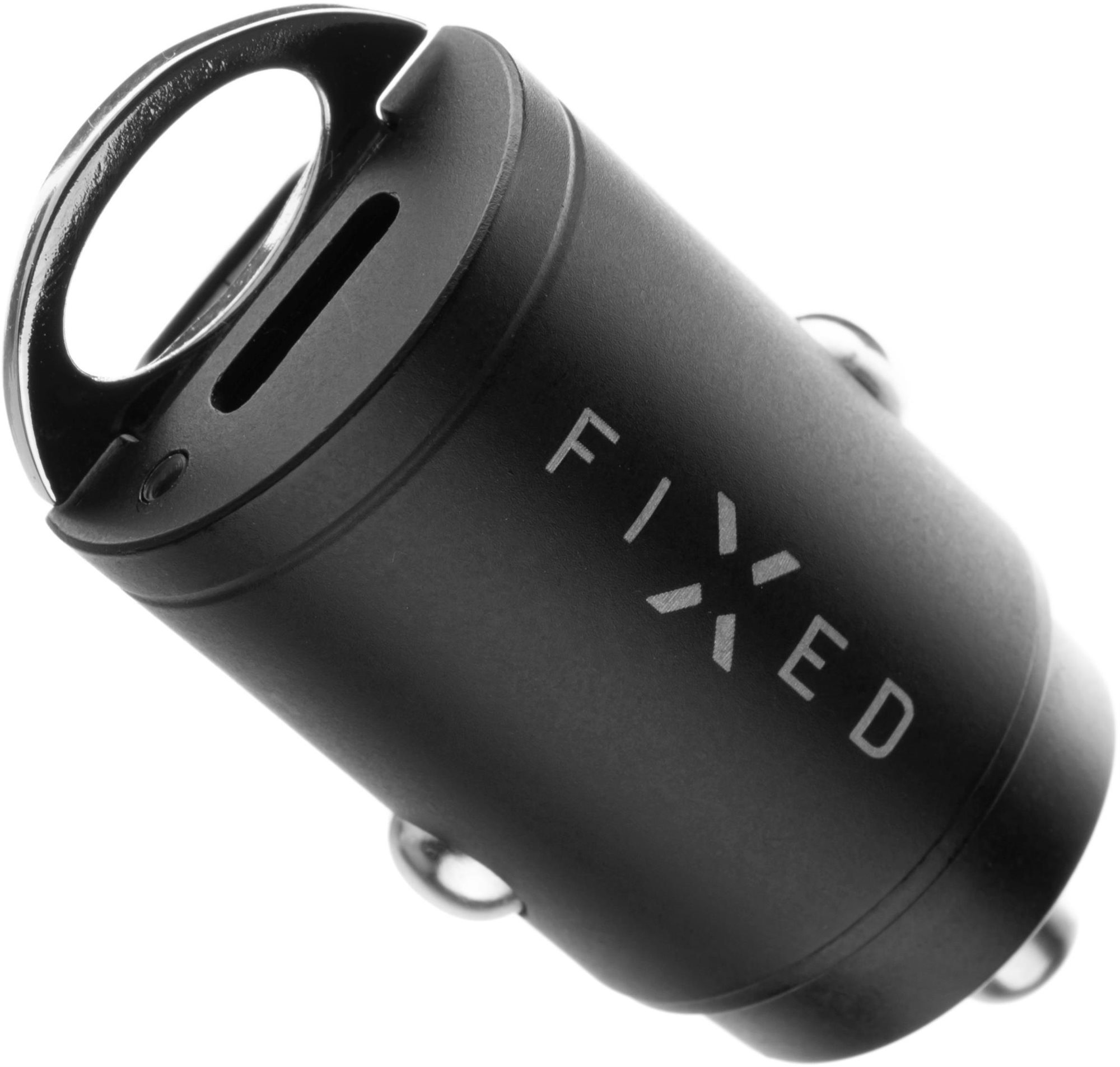 FIXED PD Rapid Charge Car Mini, 2x USB-C kimenettel, PD támogatás, 30 W fekete