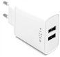 FIXED Smart Rapid Charge 2 x USB - 15W, fehér - Töltő adapter
