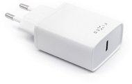 FIXED Travel s USB-C výstupom a podporou PD 20 W biela - Nabíjačka do siete
