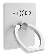 FIXED Ring strieborný - Držiak na mobil