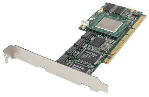 ADAPTEC AAR-2410SA, 4-kanálový SATA RAID (0, 1, 0/1, 5, JBOD) řadič, PCI-X 64-bit/66MHz, 64MB cache, - - - Main image