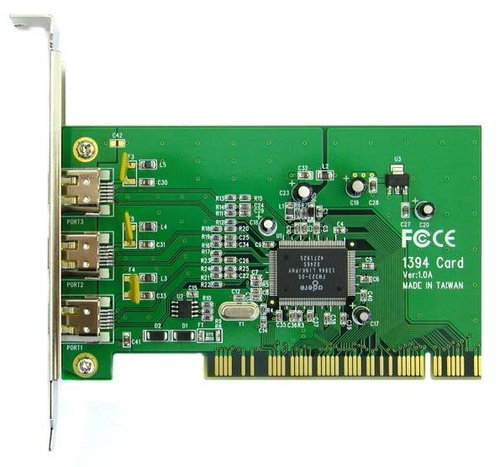 TEKRAM TR-1394W (čip VIA) - 3x FireWire, PCI, retail s kabely - - - Main image