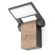 FARO 74455 - LED Outdoor Wall Lamp WOOD LED/10W/230V IP54 - Wall Lamp