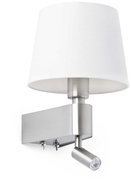 FARO 29976 - LED Wall Lamp ROOM 1xE27/20W/230V + 1xLED/3W - Wall Lamp