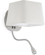 FARO 29935 - LED Wall Lamp SWEET 1xE27/15W/230V + LED/1W/230V - Wall Lamp