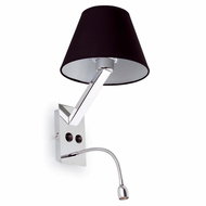 FARO 68507 - LED Wall Lamp MOMA-2 1xE27/60W/100-240V + LED/1W - Wall Lamp