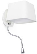 FARO 29950 - LED Wall Lamp SWEET 1xE27/15W/230V + LED/1W/230V - Wall Lamp