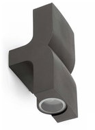 FARO 74408 - Outdoor Wall Lamp KLAMP 2xGU10/35W/230V IP44 - Wall Lamp