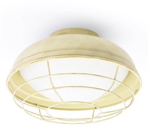 FARO 71158 - Outdoor Ceiling Lamp HELMET 2xE27/12W/230V IP44 - Ceiling Light - Main image