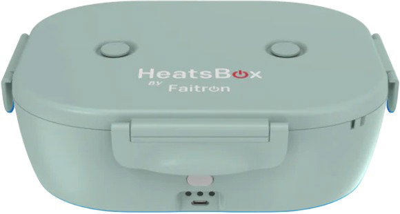 Faitron HeatsBox GO Light okos, akkumulátoros ételhordó, melegíthető, zöld