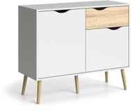 FALCO Chest of drawers Retro 387 white / oak sonoma - Chest of Drawers