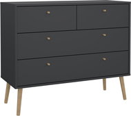 FALCO Chest of drawers Boaz 124 grey - Chest of Drawers