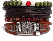 Flor de Cristal Set of men's bracelets Boho, 4 in 1 - Bracelet