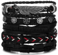Flor de Cristal Men's bracelet set Lista, 5 in 1 - Bracelet