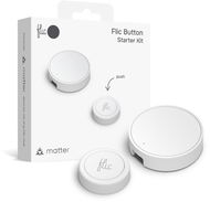 Flic Button – startovací sada, bílá - Chytré bezdrátové tlačítko