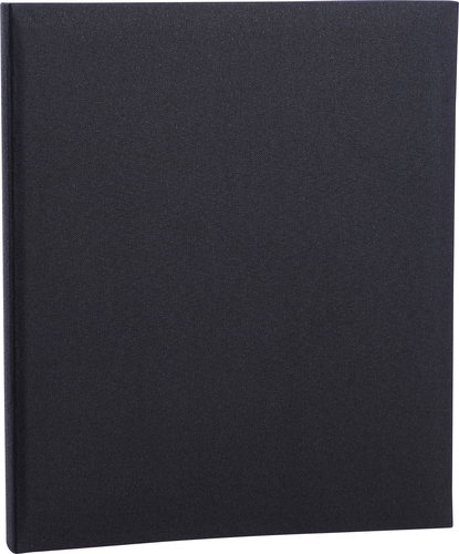 Focus Base Line Canvas Ringbinder, Black - Photo Album - Main image