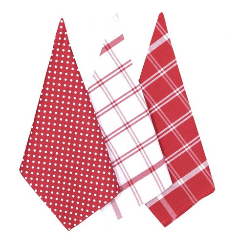 Forbyt Towels 45 × 70 cm, romantic, 3 pcs - Kitchen Towel - Main image
