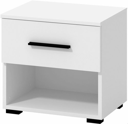 Set 2 nočních stolků TOMY 2NO1F bílá - Noční stolek - Main image