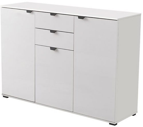 Komoda DUERO 3K2F v bílé barvě - Komoda - Main image