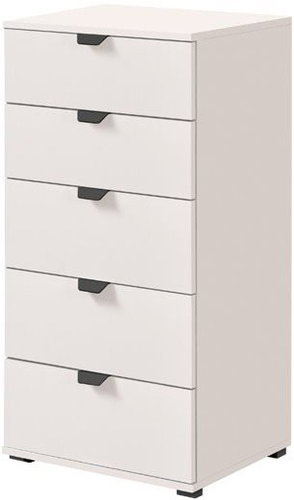 Komoda DUERO 5F 45 v bílé barvě - Komoda - Main image