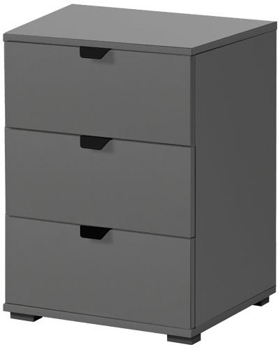 Komoda DUERO 3F v garfitově šedé barvě - Komoda - Main image