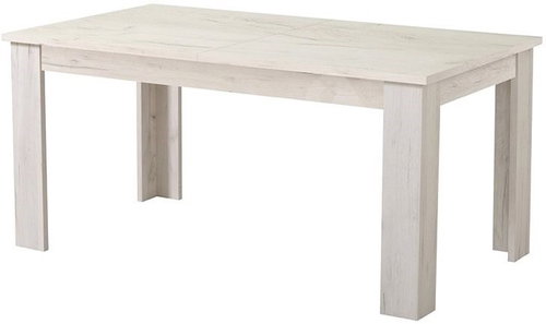Jídelní stůl OSCAR TS 160x90 v dekoru bílý dub - Jídelní stůl - Main image