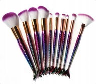 Pronett XA136 mermaid 10 pieces - Make-up Brush Set
