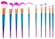 Promett Unicorn 10 pcs - Make-up Brush Set
