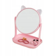 eCa cosmetic mirror on a pink stand - Makeup Mirror