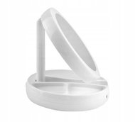 ISO 9618 folding magnifying mirror with LED backlight - Makeup Mirror