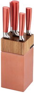 EDENBERG EB-923 6-piece knife set, wooden stand red - Knife Set