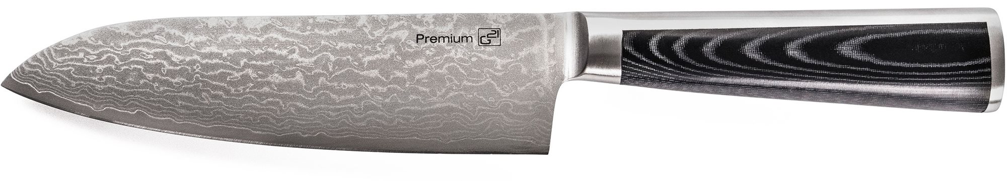G21 Damascus Premium 17 cm, Santoku