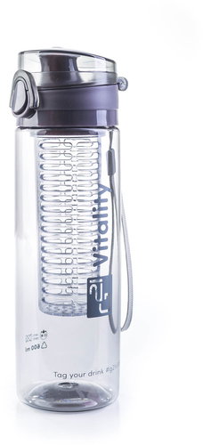 G21 Smoothie / Saftflasche, 600 ml, grau - Trinkflasche - Hauptbild