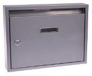 Poštovní schránka M.A.T. Group schránka paneláková 32 × 24 × 6 cm, šedá bez děr - Poštovní schránka
