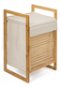 Kôš na bielizeň G21 Kôš 40,5 × 35 × 63 cm s látkovou vložkou s vekom 55 l, bambus - Koš na prádlo