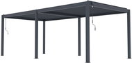 G 21 Austin 6 × 3 m, antracitová celohliníková - Pergola