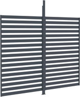 G 21 Fixní lamelová stěna 3 × 2,6 m pro pergolu Trenton - Pergola Privacy Panel