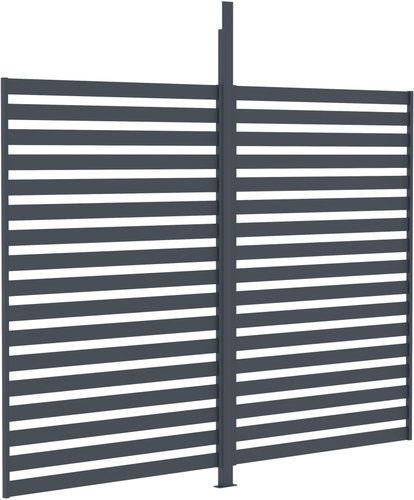 G 21 Fixed slat wall 3 × 2.6 m for Trenton pergola - Pergola Privacy Panel - Main image