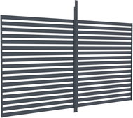 G 21 Fixní lamelová stěna 4 × 2,6 m pro pergolu Trenton - Pergola Privacy Panel