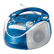 GRUNDIG RRCD 2700 blue-white - Radio Recorder