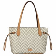 Gabor Barina zip shopper mixed white beige - Handbag
