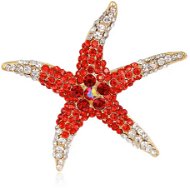GAIRA brož Hvězdice 312212 červená - Brooch