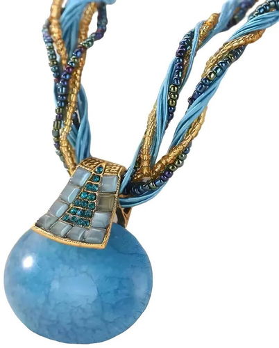 GAIRA náhrdelník Tenochtitlan 31202 modrý - Náhrdelník - Hlavní obrázek
