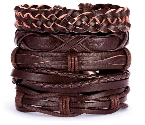 Gaira Leather bracelet 35630 brown - Bracelet - Main image