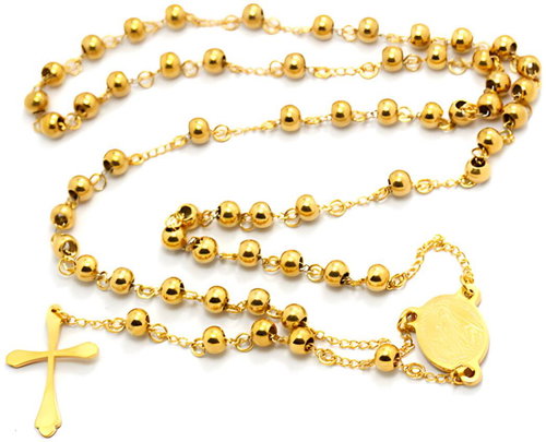 Gaira Stainless steel rosary 305R0119 - Necklace - Main image
