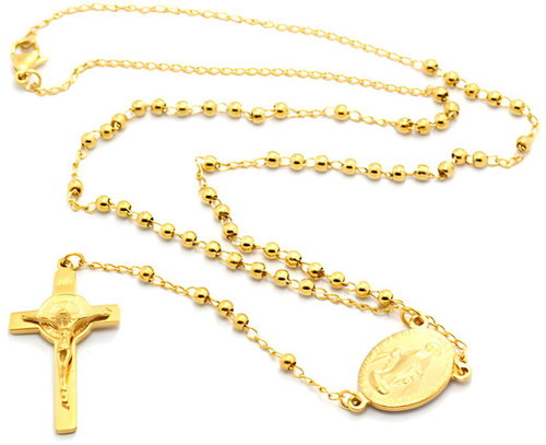Gaira Stainless steel rosary 305R0121 - Necklace - Main image